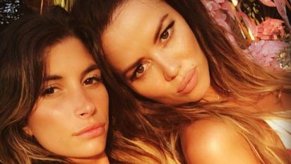 Karina Jelinek viajó con Flor Parise a Miami