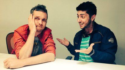 Jey Mammon y Diego Reinhold juntos en el teatro