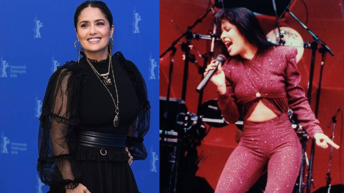 ¡Parecidas! Salma Hayek fue confundida con Selena Quintanilla
