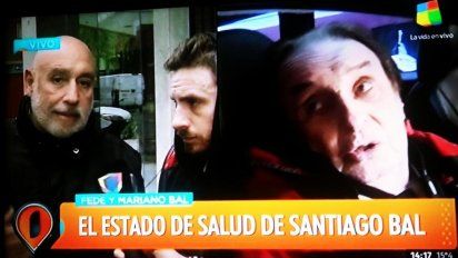 Federico y Mariano, juntos, visitaron a Santiago Bal: 