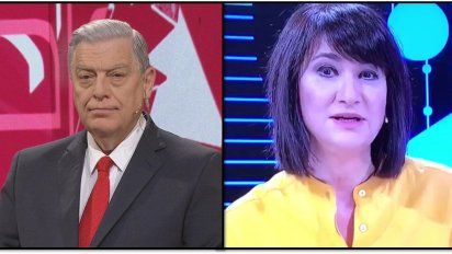 Video: así anunciaba María Laura Santillán la salida de Santo Biasatti de Telenoche: 