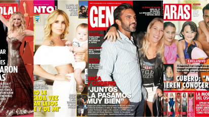 A falta de famosos a los que les pasen cosas, Cubero es tapa de dos revistas