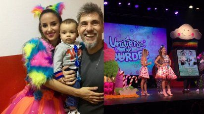 Lourdes Sanchéz estrenó su espectáculo teatral rodeada de amigos