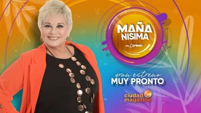 Carmen Barbieri debutó con su programa 