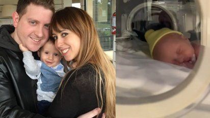 Nació Rafi, el segundo hijo de Jonatan Viale, que deberá quedarse en Neonatología: su papá lo presentó en las redes