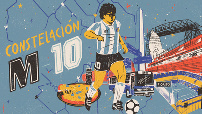 Diego Maradona: Estrenan el podcast Constelación M-10