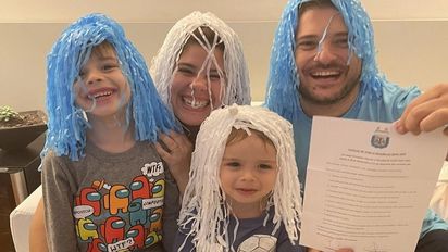 Diego Brancatelli sorprendió a sus hijos con una importante noticia: 