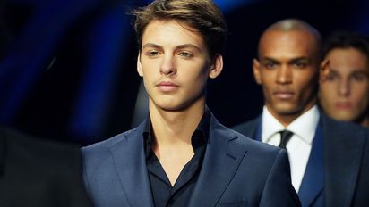 Así está Benicio Gravier, el hijo de Valeria Mazza que debutó en las pasarelas