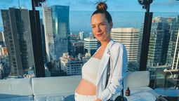 Julieta Nair Calvo compartió un emotivo momento de su embarazo