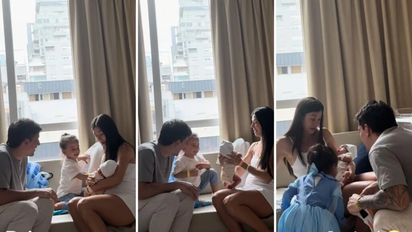 En video: la emoción de la China Ansa por el encuentro de sus dos nenes