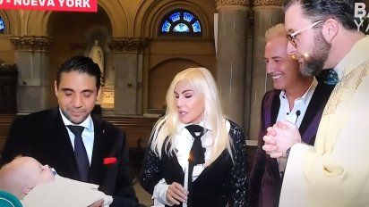 Susana y Marley bautizaron a Mirko en Nueva York con picos de 15.2 de rating