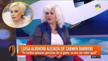 Luisa Albinoni  y su relación con Carmen Barbieri: ''Para ella somos todos culpables, enemigos y traidores''