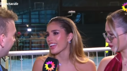 Por qué Julieta Poggio rompió en llanto al llegar a los Premios Gardel 2024