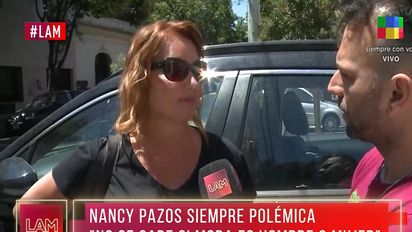 La polémica frase de Nancy Pazos sobre Mora, de 
