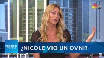 Nicole Neumann aseguró que vio un ovni