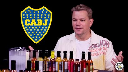 El actor Matt Damon relató en un programa de televisión cómo fue la experiencia de ser espectador en un partido de Boca Juniors 