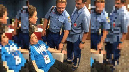 Preocupación: Maradona se descompensó al término del partido de Argentina-Nigeria