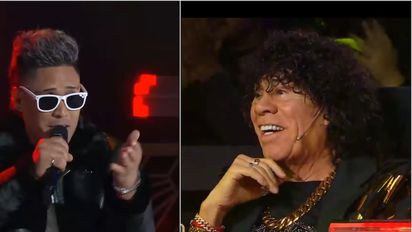 La Mona Jiménez, conmovido por la interpretación de Sergio Maldonado de un tema de Rodrigo Bueno