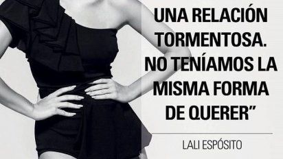 Palazo de Lali Espósito a Mariano Martínez: ''Fue una relación muy tormentosa''