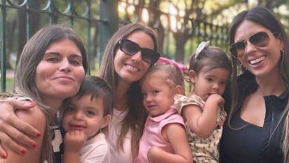 Los hijos de Pampita, Angie Balbiani y Barby Franco protagonizaron el más tierno momento