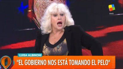 La catarsis de Luisa Albinoni: ''Soy peronista, todo esto que está pasando es una gran mierda, y termina como el culo''