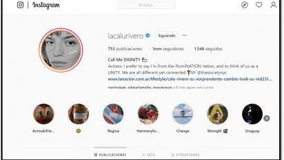 No será mucho?? Calu Rivero profundiza su estilo freak cool: ahora se cambió el nombre