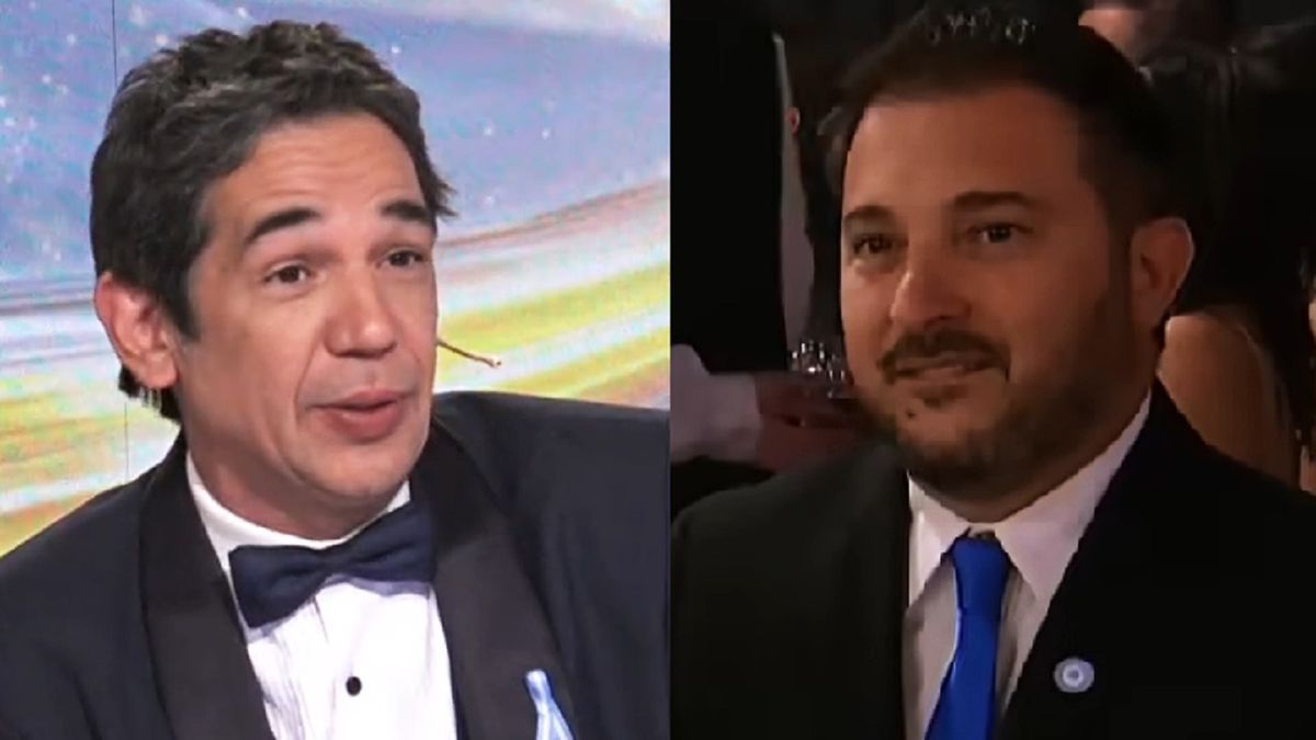 Diego Brancatelli mostró su enfado tras la derrota de su esposa en los Martín Fierro