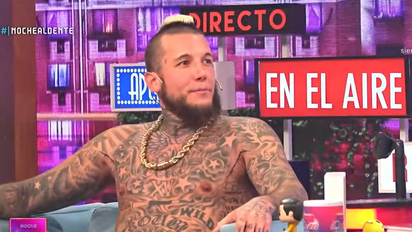 El motivo por el que Alex Caniggia estuvo sin remera durante todo el programa de Fer Dente