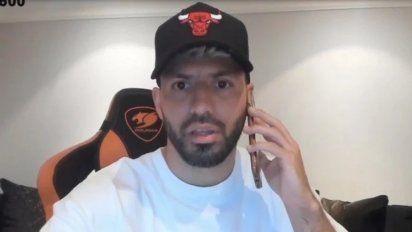 El Kun Agüero mostró el mensaje que le mandó Benjamín