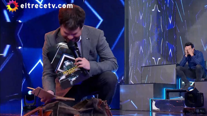 Nervios de Hernán Drago cuando Guido Kaczka revisó su bolso