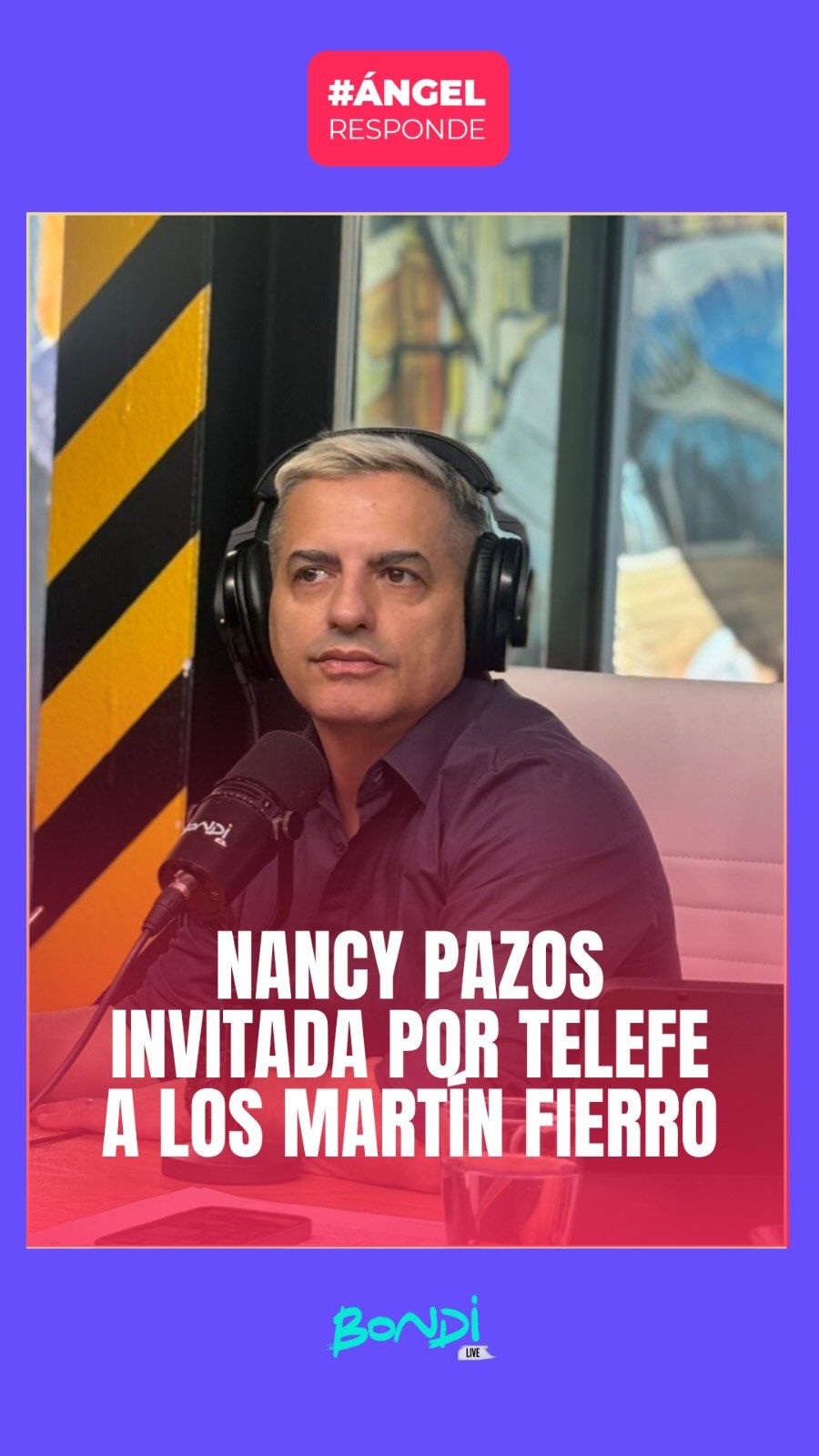 Telefe invita a Nancy Pazos a los Martín Fierro tras su desvinculación del canal