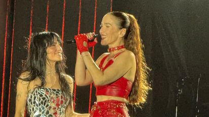 Natalia Oreiro y Lali Espósito encendieron las redes tras subir al escenario juntas