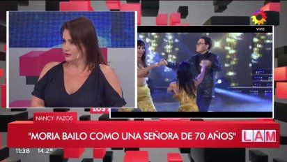 Nancy Pazos fue letal con la salsa de Moria: 