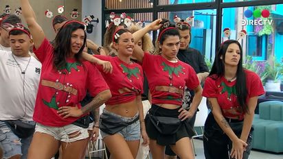 La coreografía navideña que hicieron los participantes de 'Gran Hermano' que rememora una película de culto