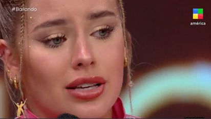 Coti Romero quebró en llanto en la pista del 