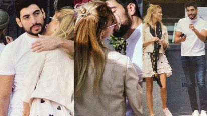 Las fotos de Nicole y Moyano a los besos por las calles de Madrid