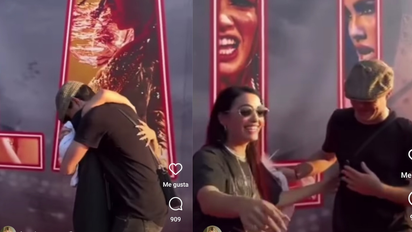 El emocionante reencuentro de Lali Espósito y Peter Lanzani que se hizo viral