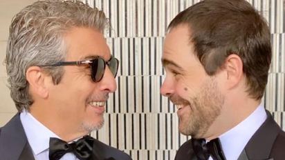 Ricardo Darín y Peter Lanzani en la previa de los Premios Oscar 2023