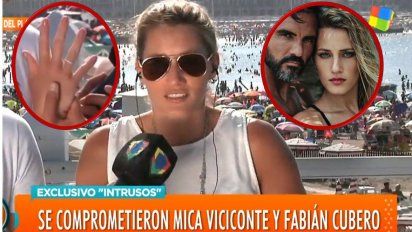  En medio de una confusión: ¿Fabián Cubero le propuso casamiento a Mica Viciconte?