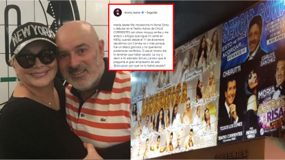Moria Casán, enojada con el empresario de Carmen Barbieri