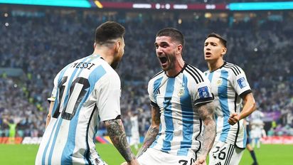 asi celebraron los famosos el pase a la final de la seleccion argentina
