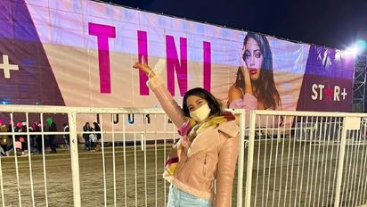 Cinthia Fernández hizo un descargo tras recibir críticas por ir al show de Tini Stoessel