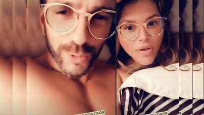 Nazarena Vélez y Santiago Caamaño se muestran divertidos en un video, en la intimidad