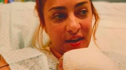 La impactante foto de María Julia Oliván que muestra cómo quedaron sus manos tras quemarse