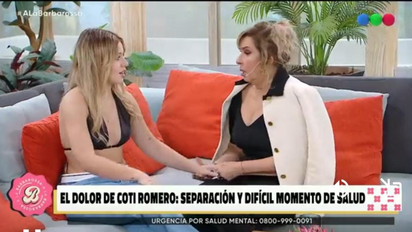 La fuerte confesión de Coti Romero a Georgina Barbarossa