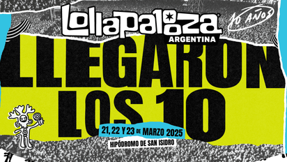 Se conoció el lineup del Lollapalooza 2025 y el furor en redes es total