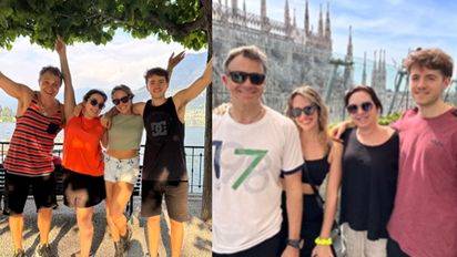 Las fotos de las vacaciones de Sergio Lapegüe y su familia por Europa