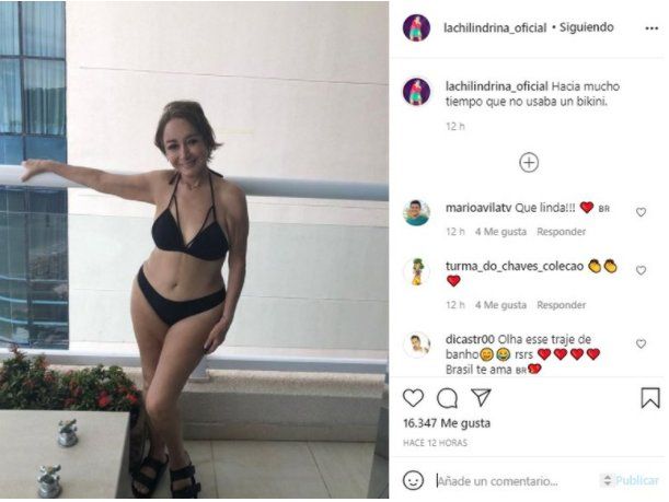 Esta es la fotografía que la actriz María Antonieta de Las Nieves La Chilindrina compartió en Instagram 