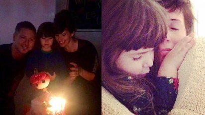 Griselda Siciliani y Adrián Suar unidos como familia, en el cumple de su hija Margarita