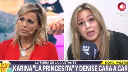 Feroz enfrentamiento entre Denise Dumas y Karina La Princesita: ''Estás buscando una pelea por un punto de rating''